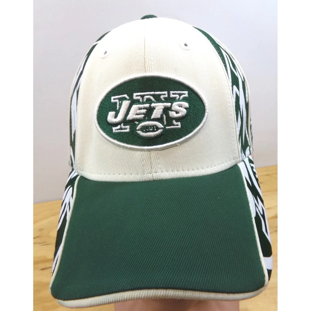 Reebok Cap Hat NFL New York Jets Stretch‎ One Size Fits Most